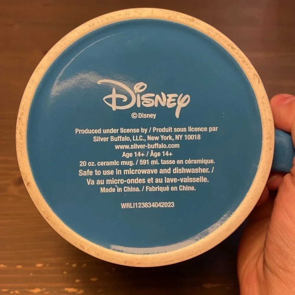 Disney Lilo & Stitch Angel Scrump Floral Portrait Ceramic Mug 20 oz